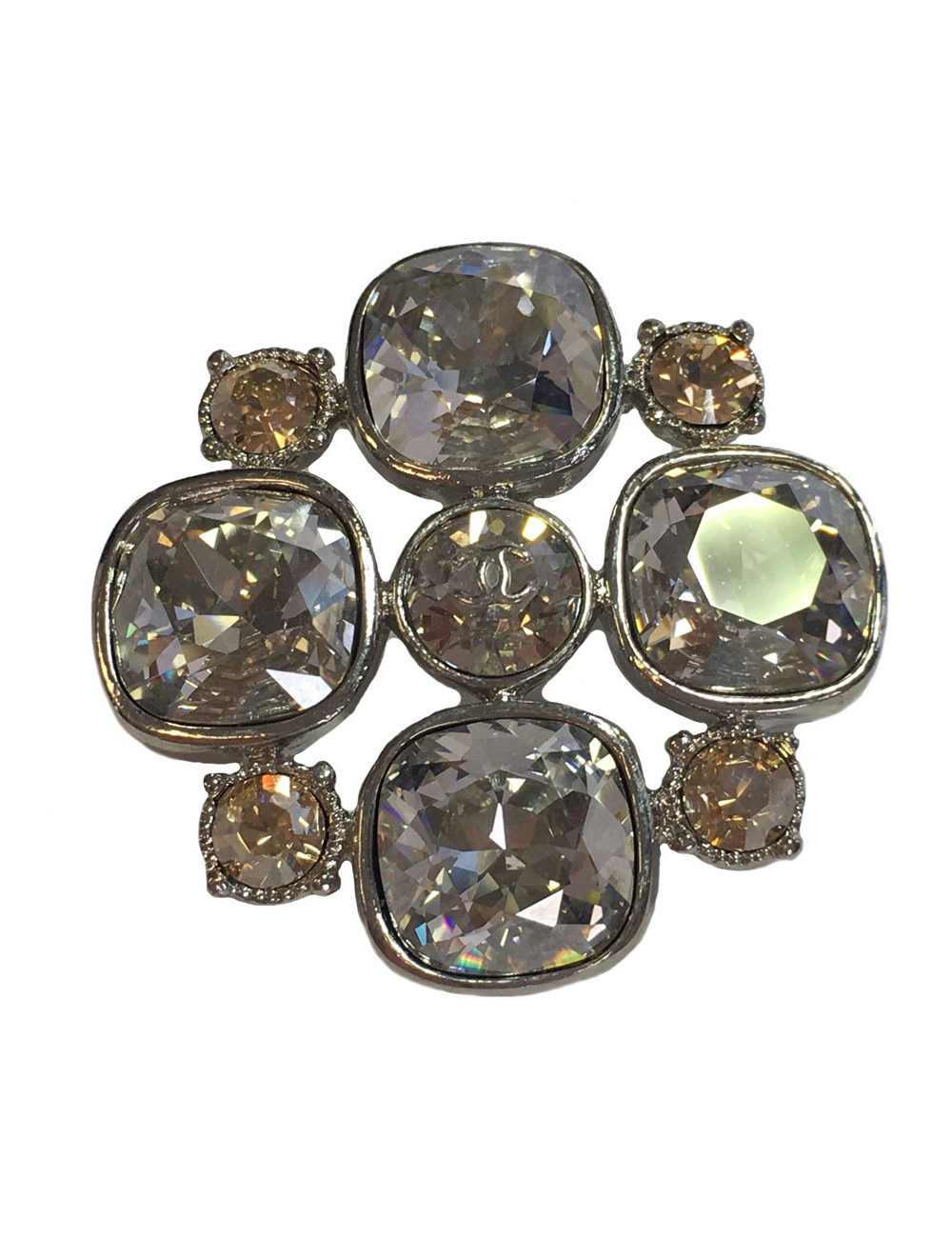 Broche CHANEL strass