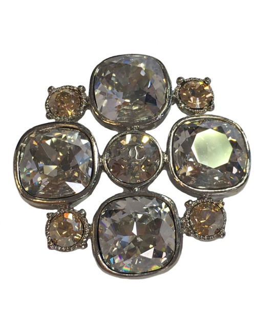 Broche CHANEL strass