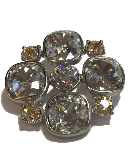 Broche CHANEL strass