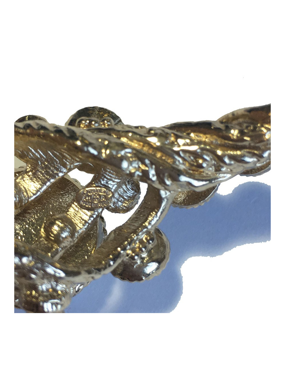 Bracelet CHANEL pâte de verre et perles nacrées