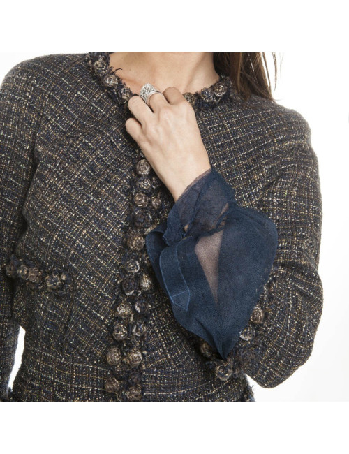 Jacket Tweed CHANEL multicolor t 38 EN