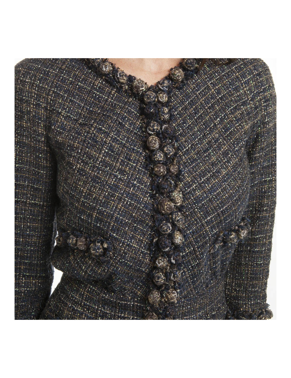 Veste CHANEL Tweed noire t 38