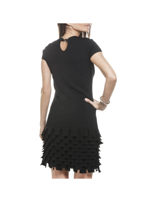 Black dress CHANEL T 38 en