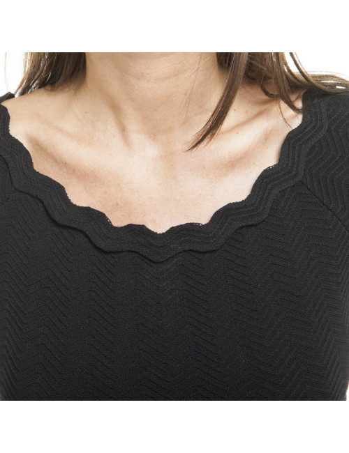 CHANEL T 36 Black dress in viscose