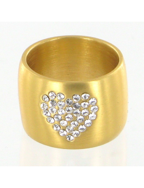 Bague strass double face CHANEL