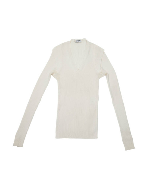 Pull CHANEL écru