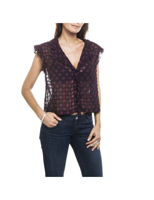 Blouse CHANEL à pois