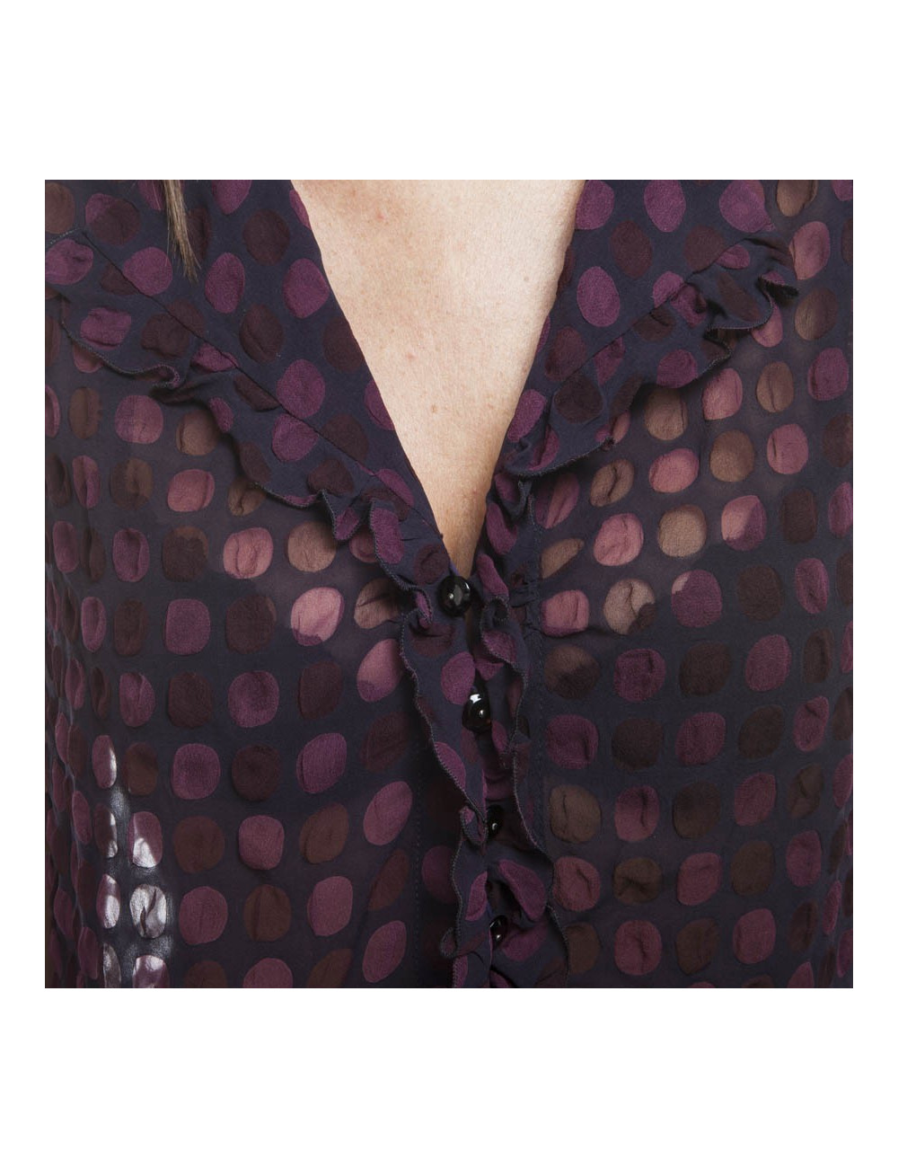 Blouse CHANEL à pois
