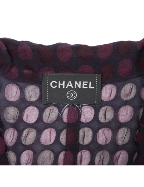 Blouse CHANEL à pois