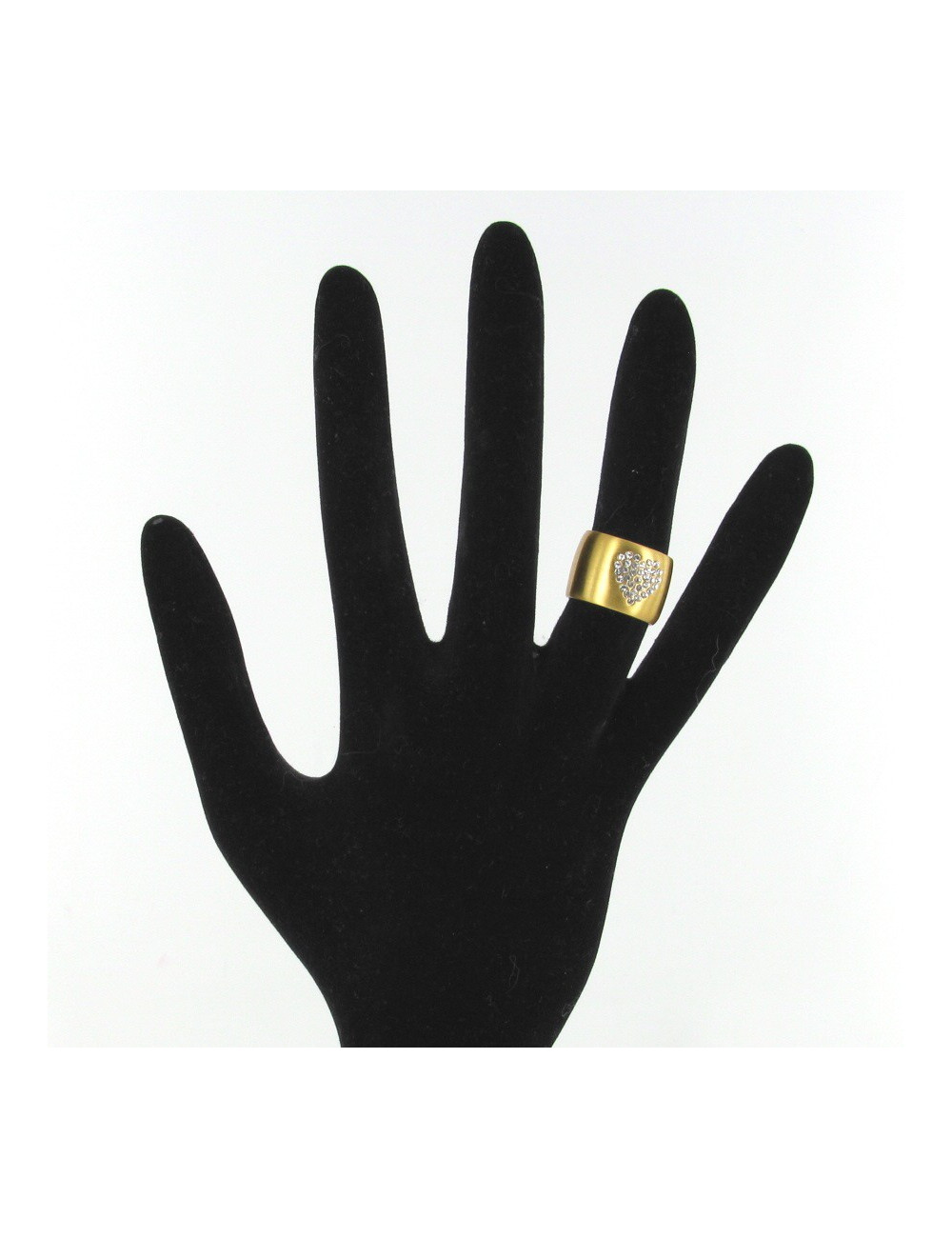 Bague strass double face CHANEL