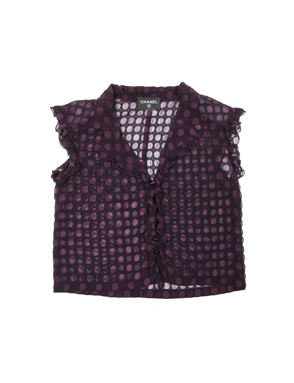 Blouse CHANEL à pois