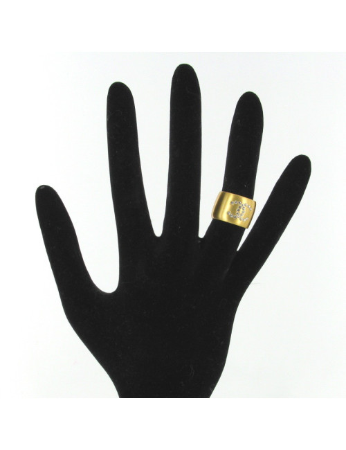 Bague strass double face CHANEL