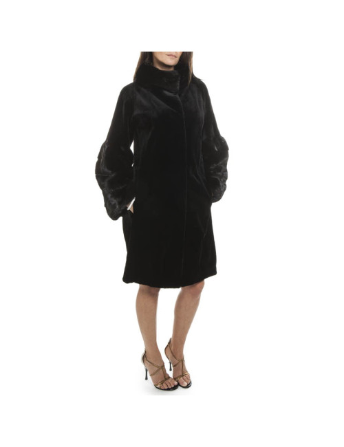 Manteau CHRISTIAN DIOR T  vison noir