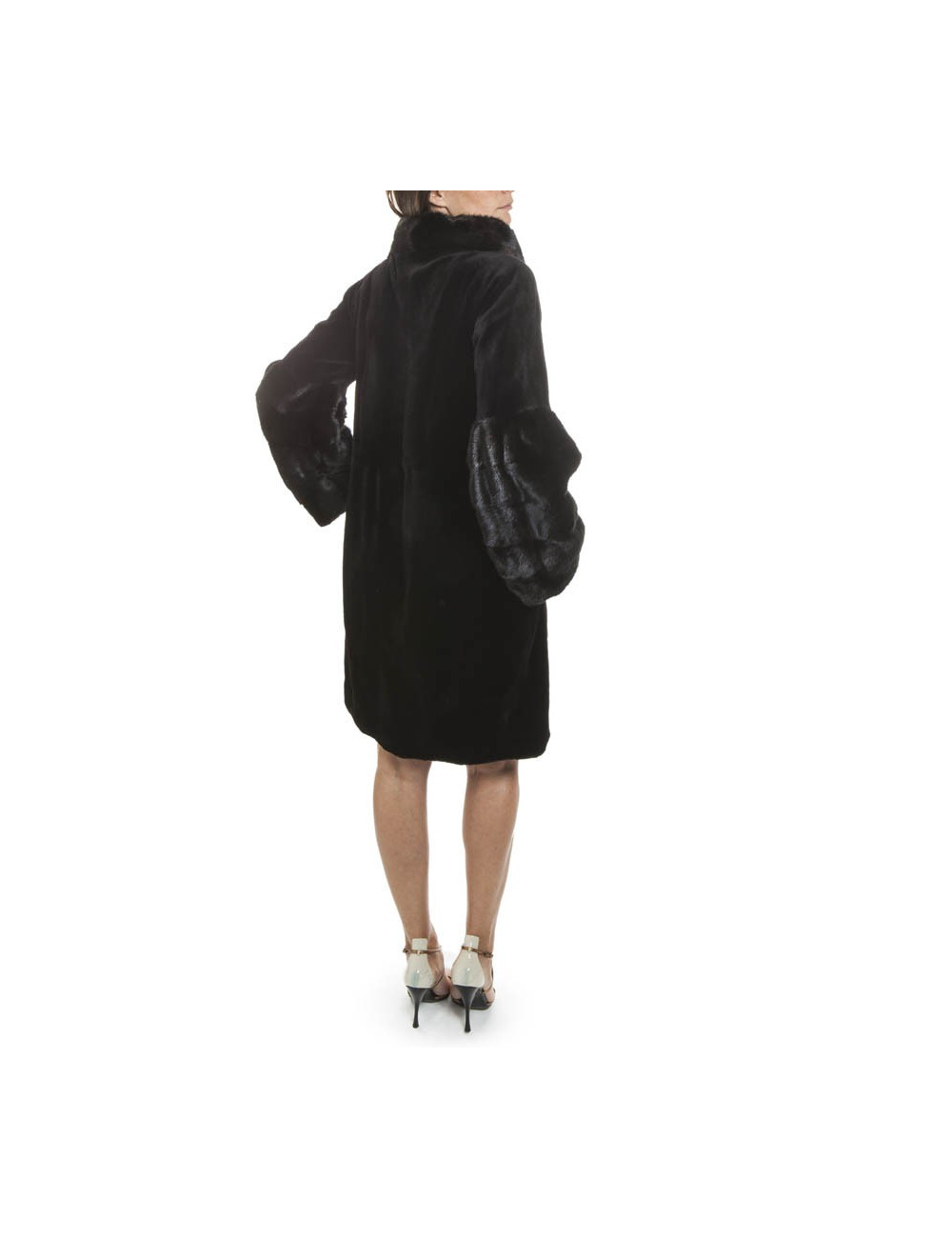 Manteau CHRISTIAN DIOR T  vison noir