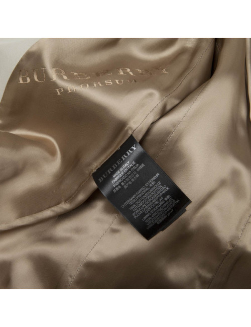 Trench coat BURBERRY T 44it/40 en Ecru canvas