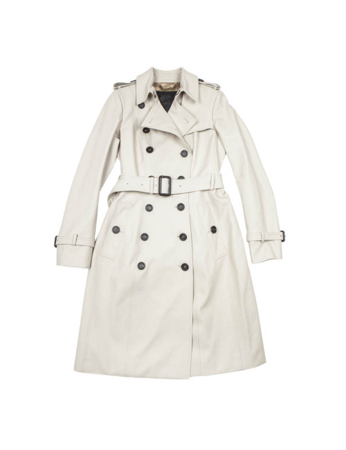 Trench BURBERRY toile écrue