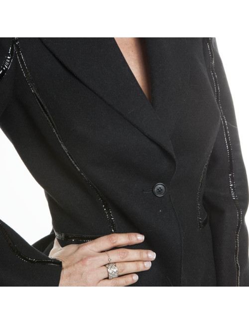 Veste ALEXANDER Mc QUEEN T noire