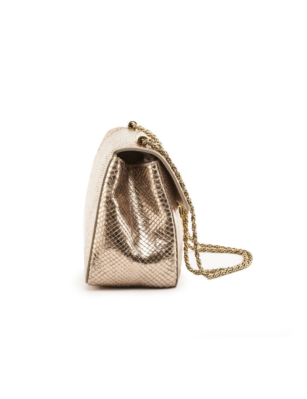 Sac CHLOE en  python doré