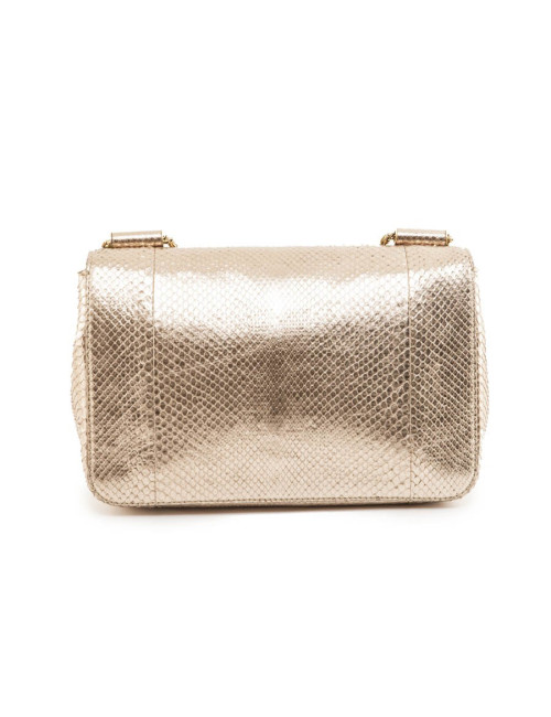Sac CHLOE en  python doré