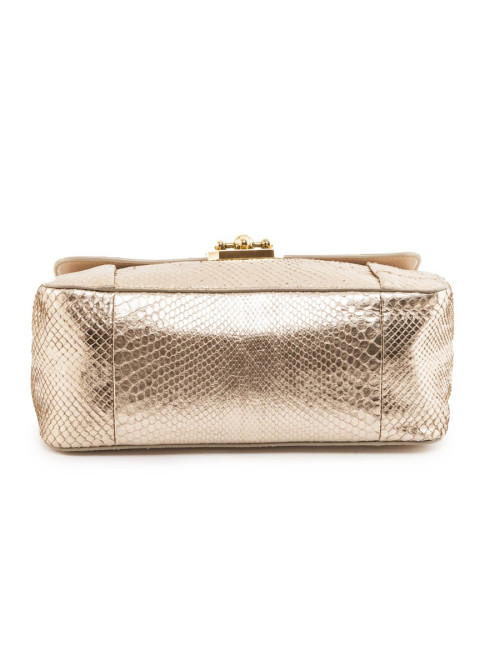 Sac CHLOE en  python doré