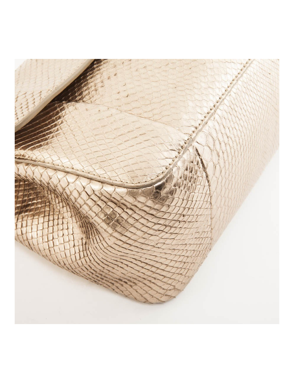 Sac CHLOE en  python doré