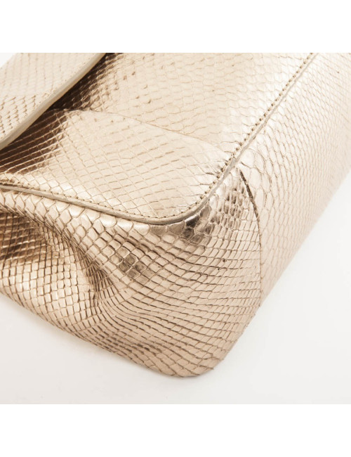 Sac CHLOE en  python doré