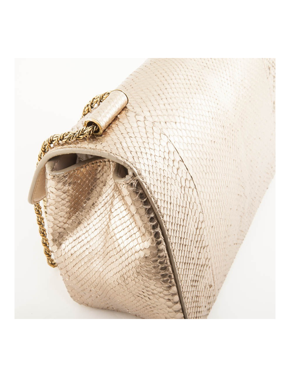 Sac CHLOE en  python doré