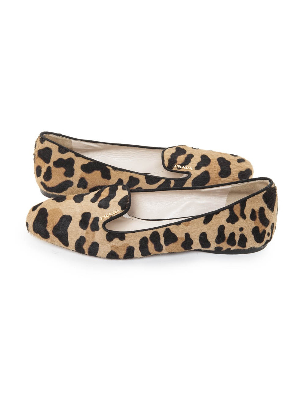 Ballerines PRADA T 38 façon léopard