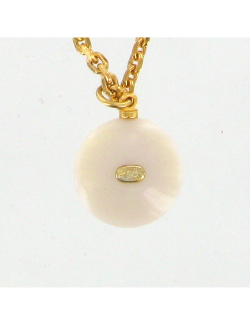 Pendentif perles et CC CHANEL