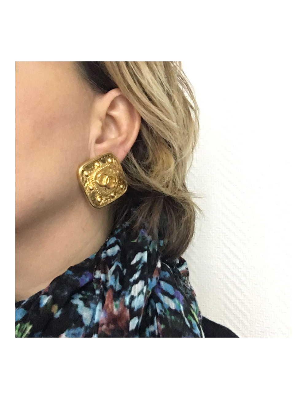 Clips d'oreille CHANEL vintage