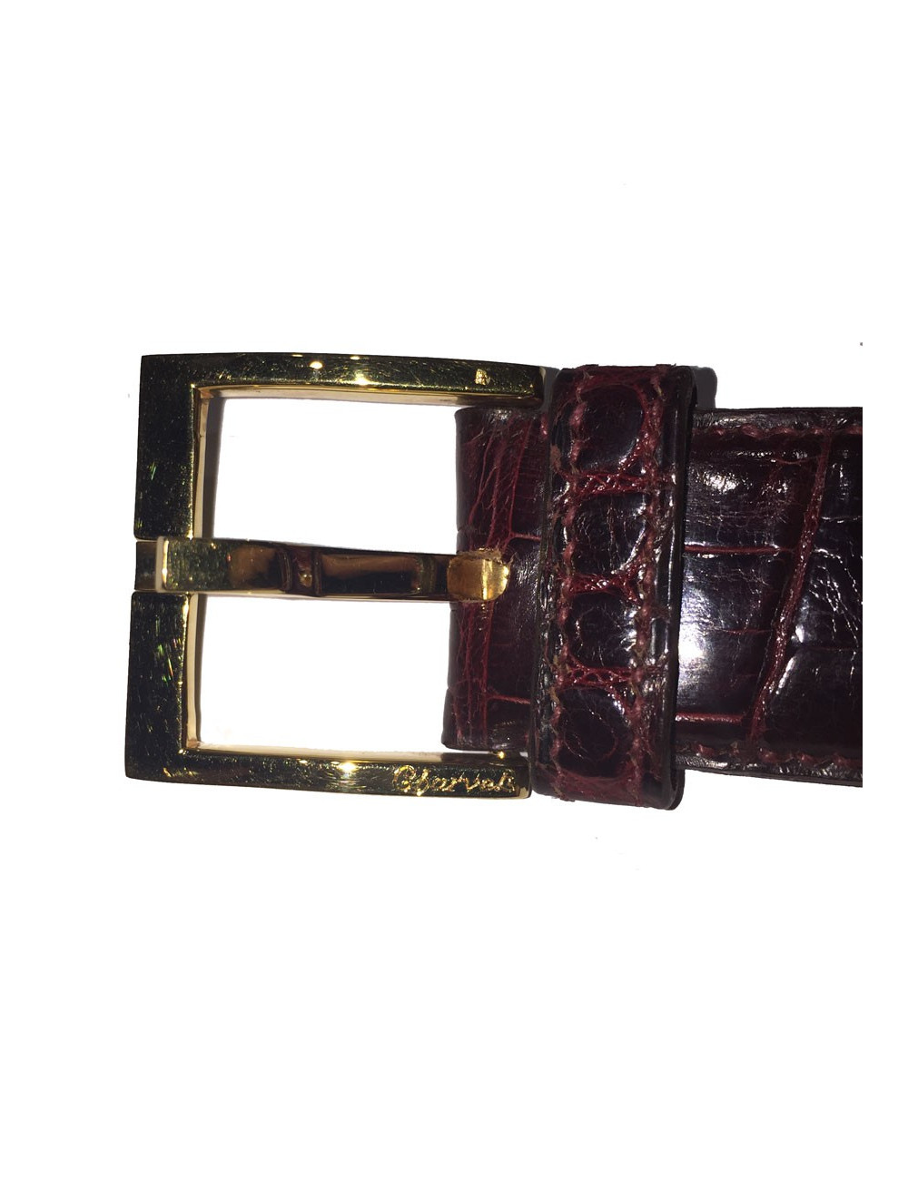 Belt crocodile CHARVET t 100