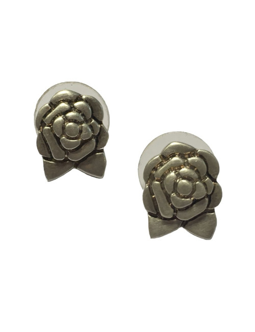 Clous CHANEL CAMÉLIAS en argent 925