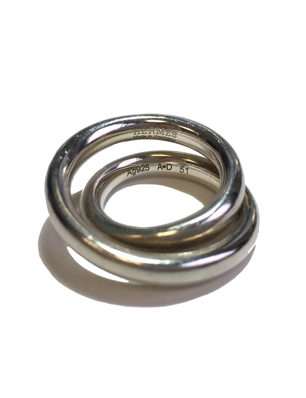 Bague Vertige HERMÈS en argent massif