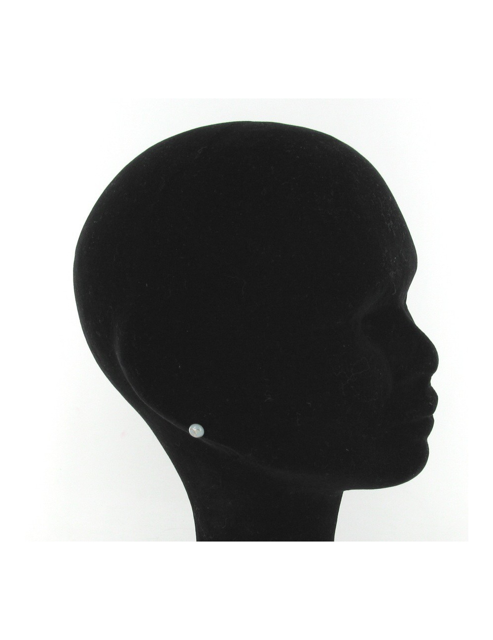 Clous d'oreilles émaillés bleu CHANEL