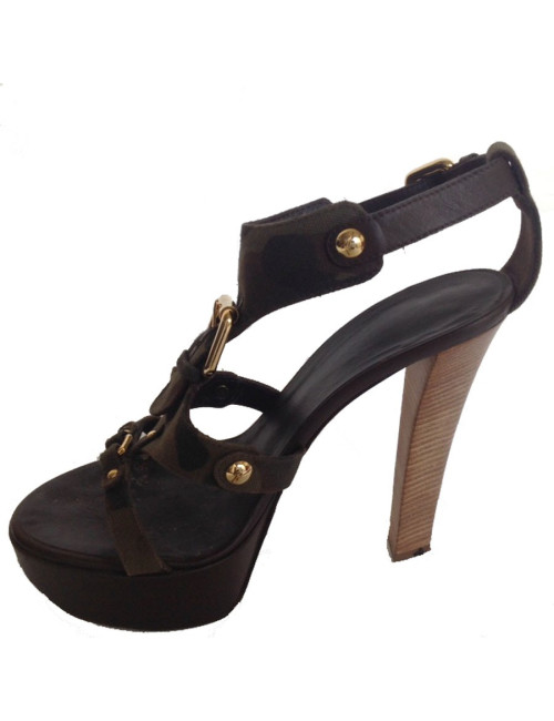 Sandales hautes GIUSEPPE ZANOTTI T38,5 imprimé militaire