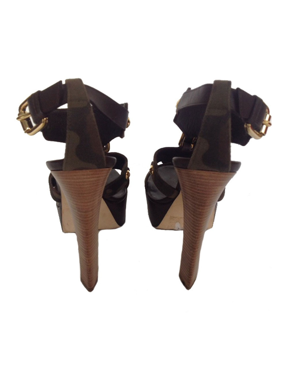 Sandales hautes GIUSEPPE ZANOTTI T38,5 imprimé militaire