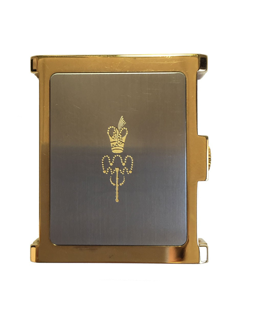 Montre de voyage 1998 PEQUIGNET en plaqué or et acier