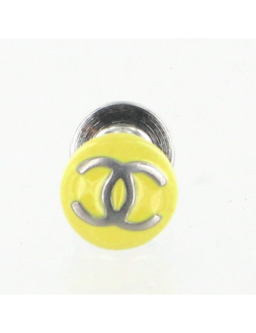 Pin's émaillé jaune CHANEL