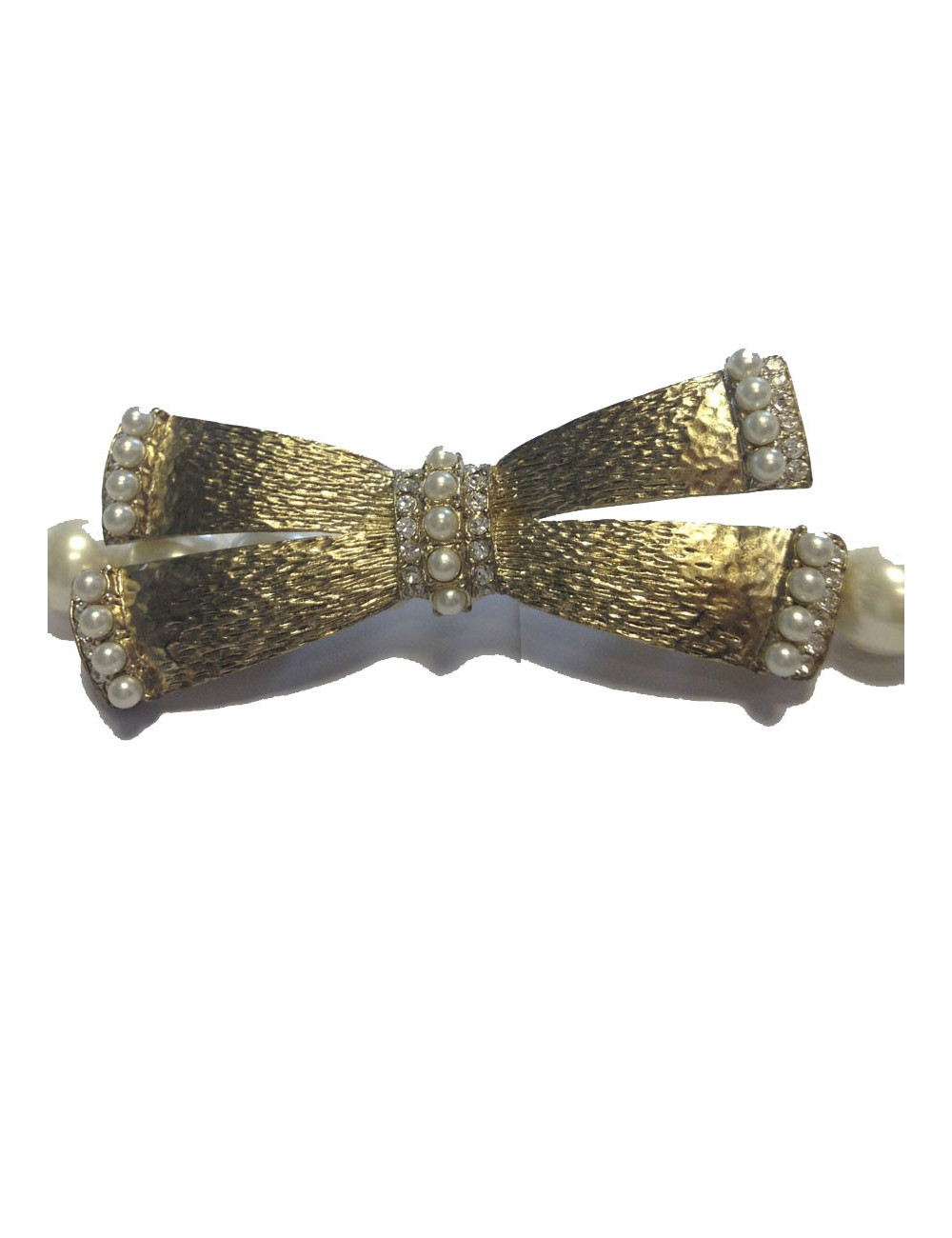 Ceinture Noeud CHANEL en perles nacrées