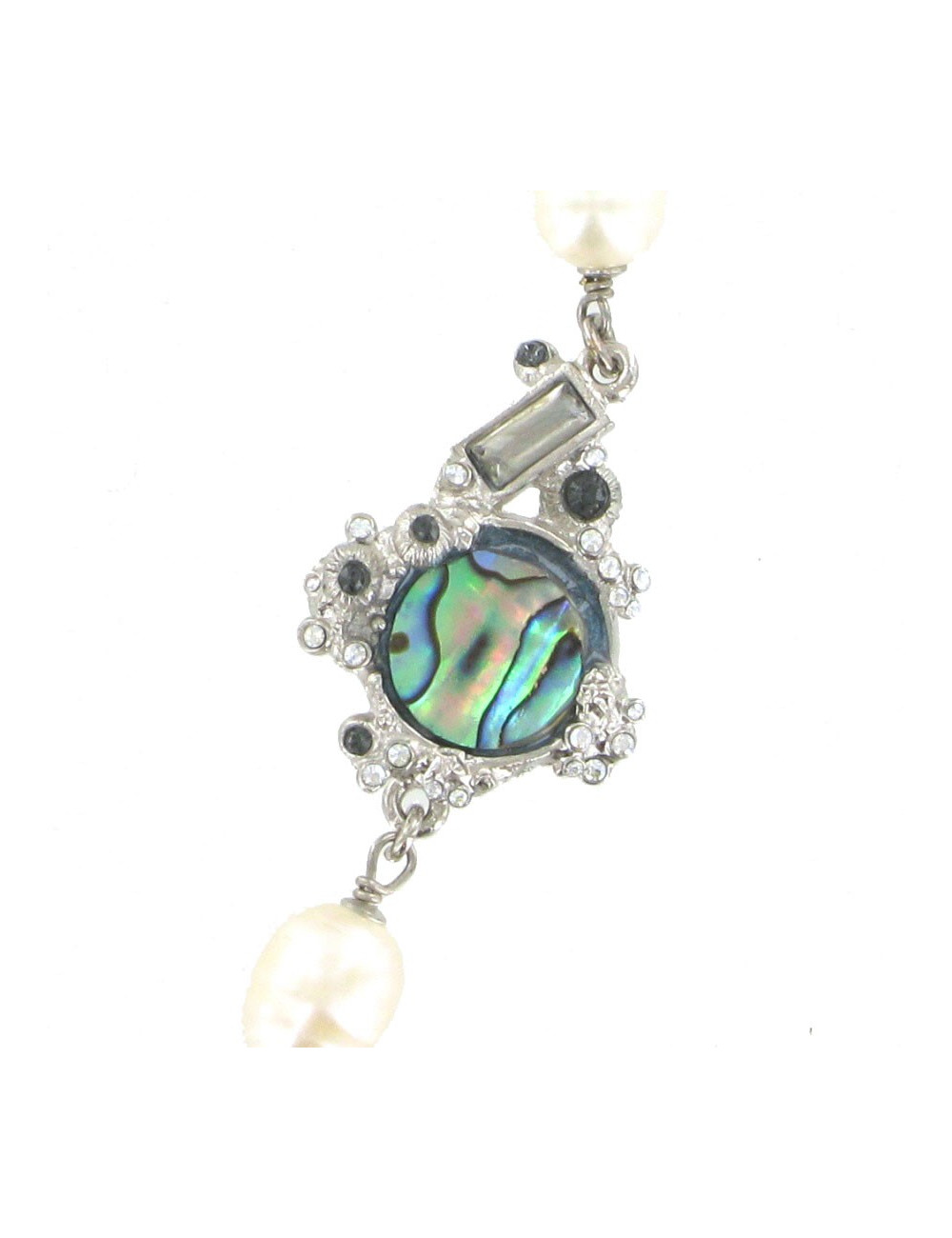 Collier CHANEL perles et nacre 