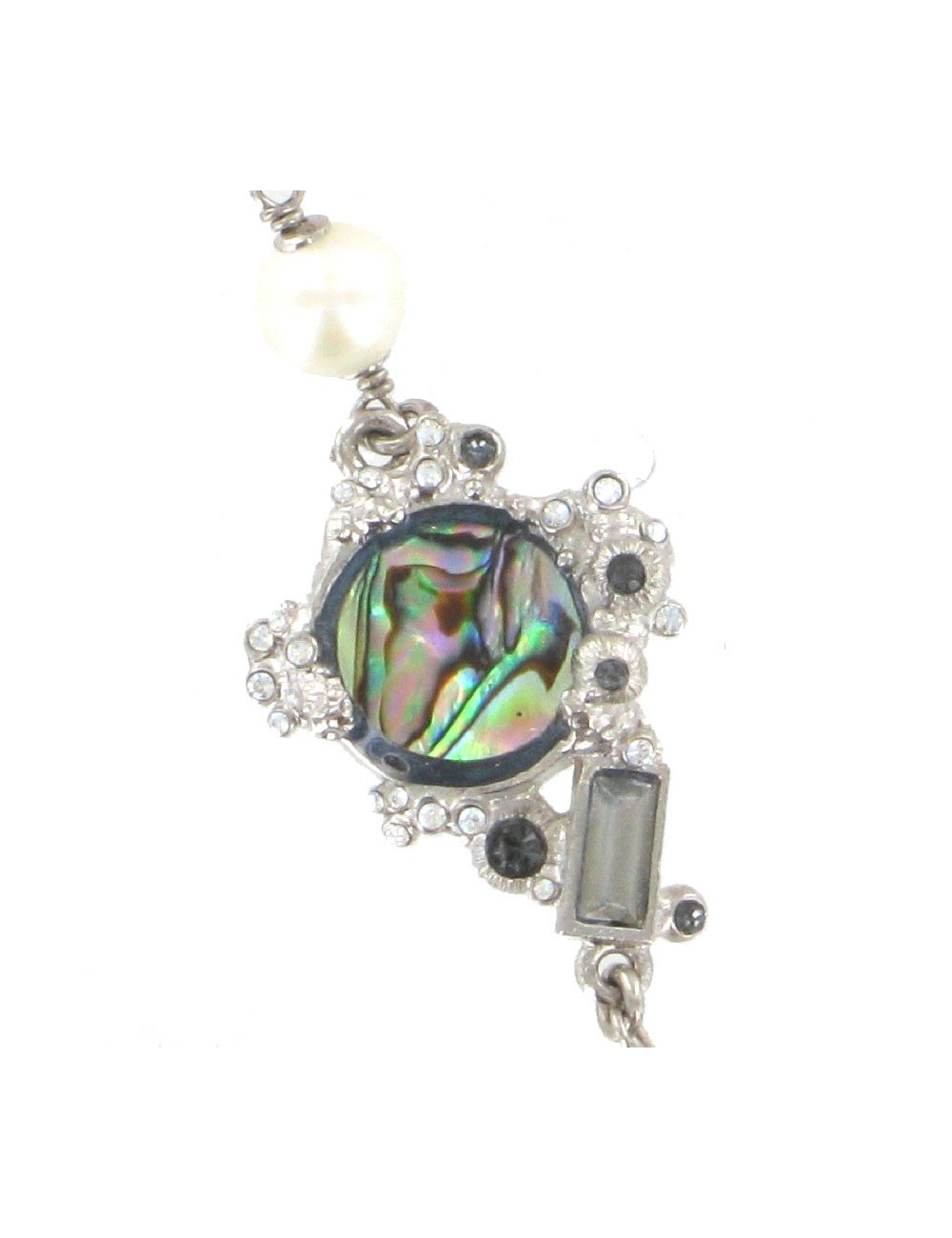 CHANEL Pendant Necklace with pearls and Mother of Pearl