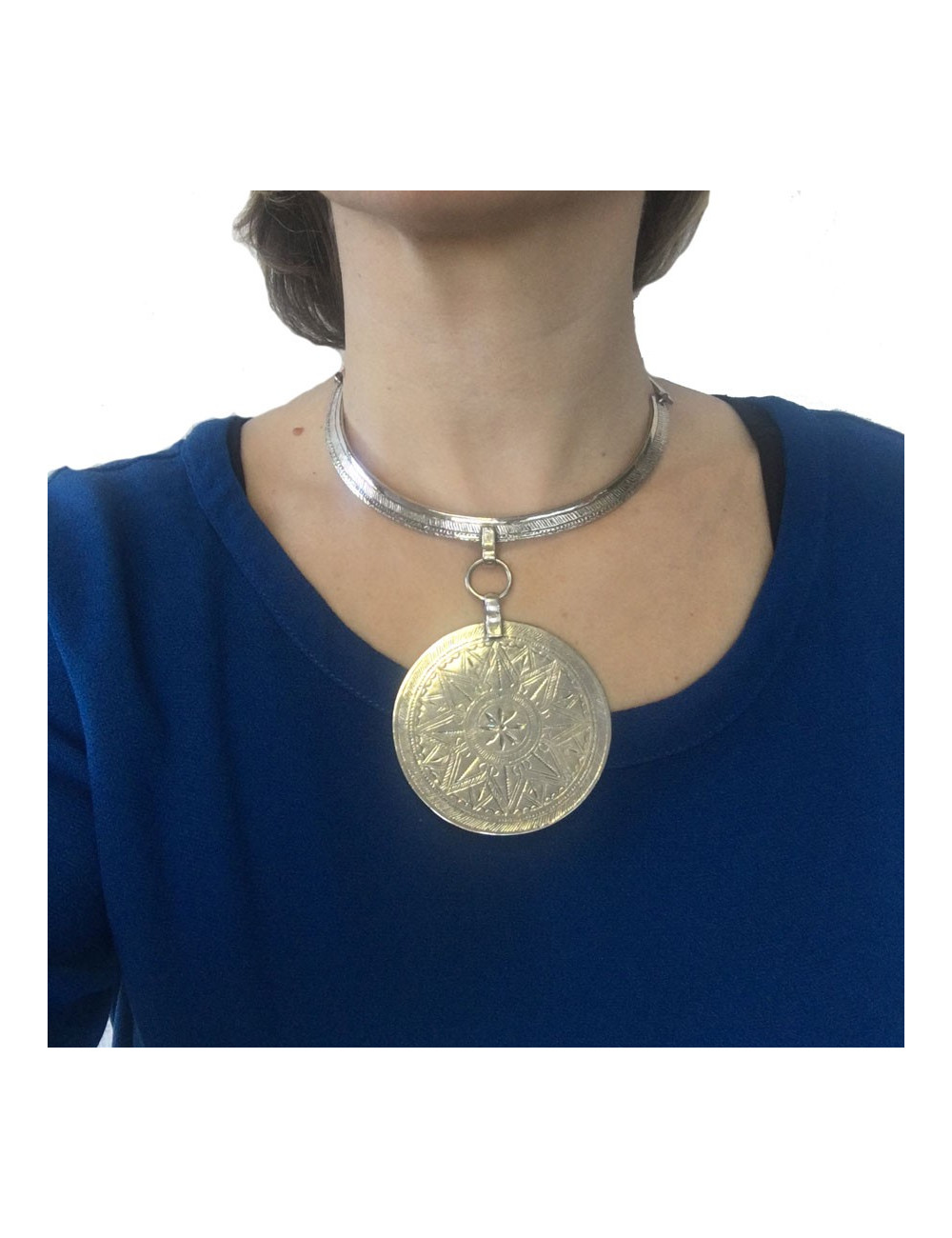 Collier SCOOTER Paris ethnique en argent