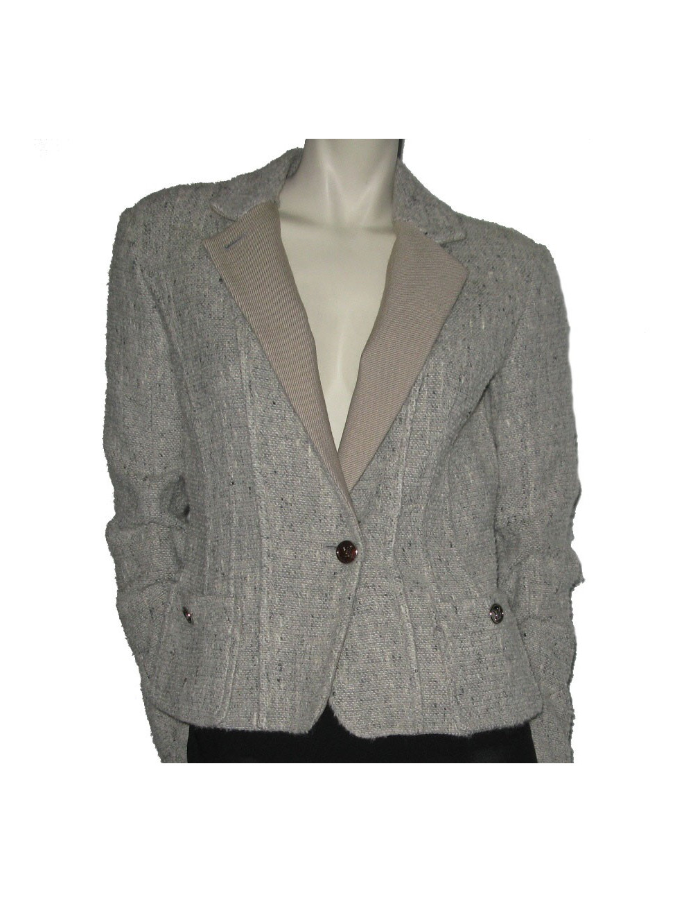 Jacket wool T36 LOUIS VUITTON grey