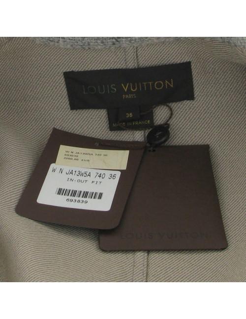 Jacket wool T36 LOUIS VUITTON grey