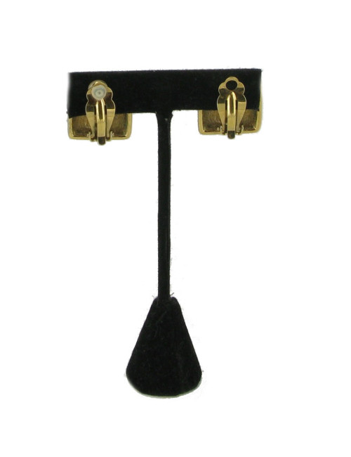 Clips strass et perle nacré IGO