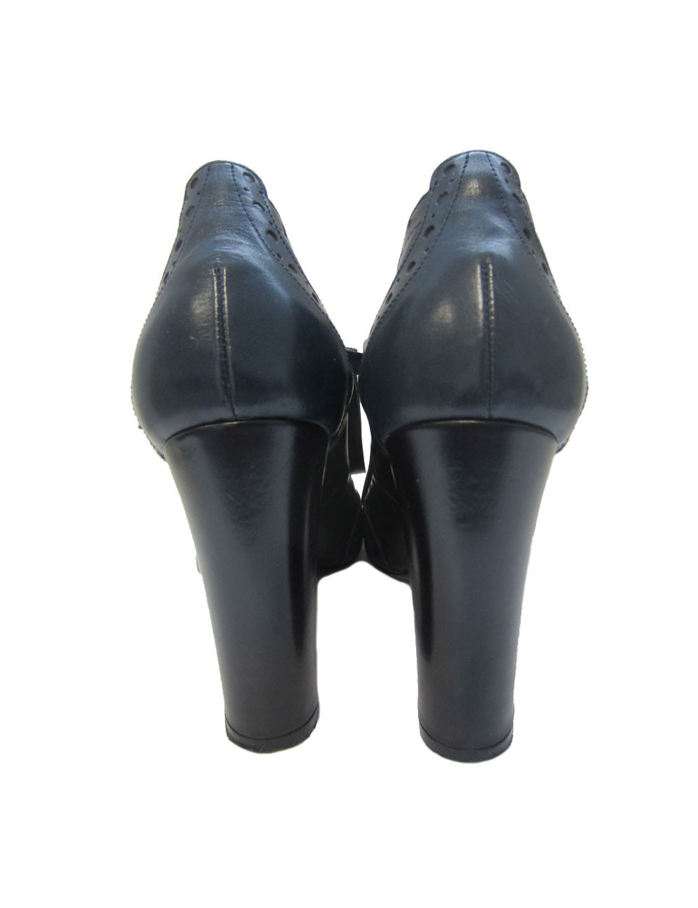 Pumps-tipped floral two-tone SONIA RYKIEL T38, 5 black leather