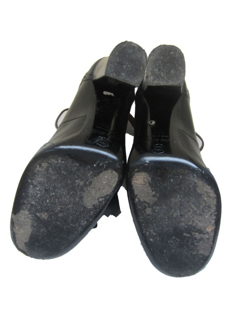 Pumps-tipped floral two-tone SONIA RYKIEL T38, 5 black leather