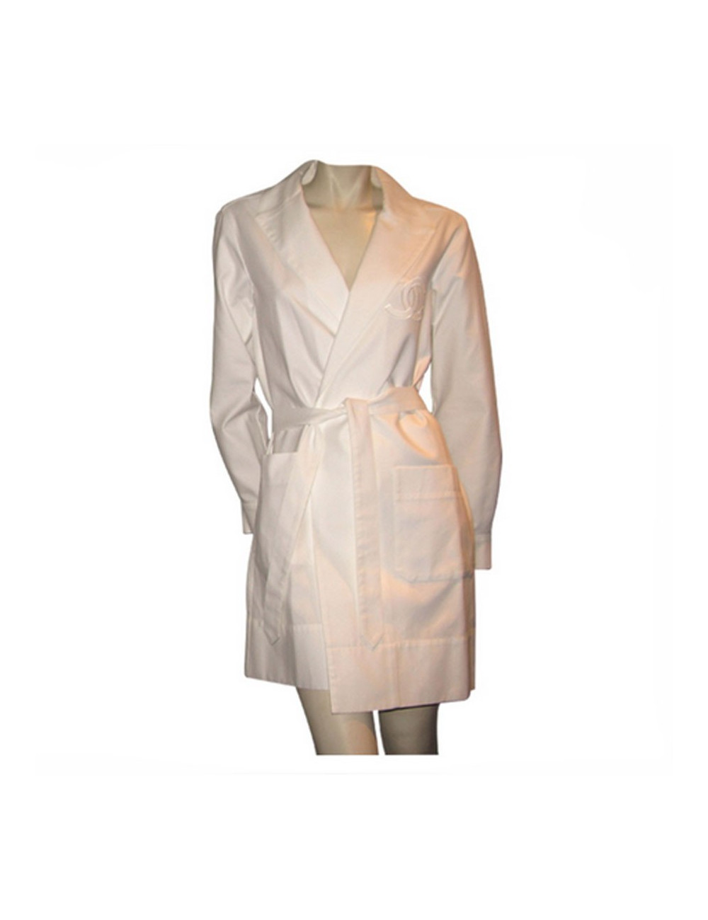 White blouse embroidered CHANEL