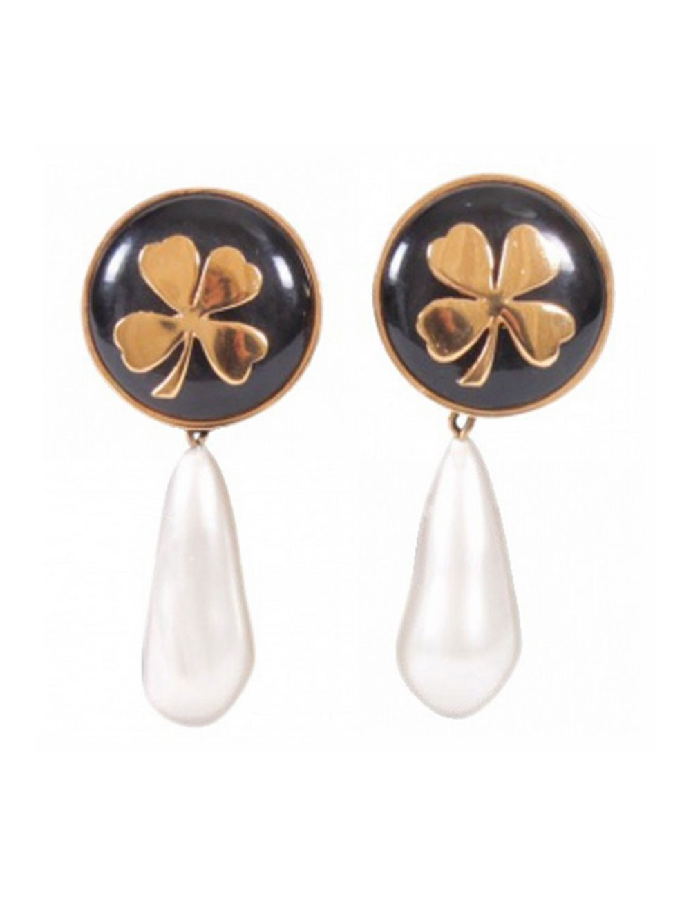 Boucles d'oreille clips CHANEL Vintage