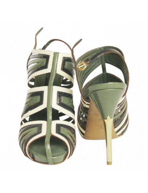 Sandales LOUIS VUITTON vernies multicolores